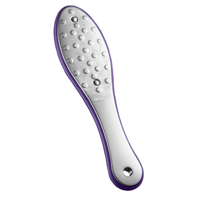 Lima para pies, depurador de pies de doble cara, herramienta de pedicura para el cuidado de los pies, se puede utilizar Lima de acero inoxidable para piel húmeda o seca