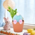 thumbnail image 4 of LEFTHIGH Home Easter Bunny Mini Flower Pot Ornament Home Decor Tray Decoration Plastic Planter for Succulents and Small Plants House Items, 4 of 6