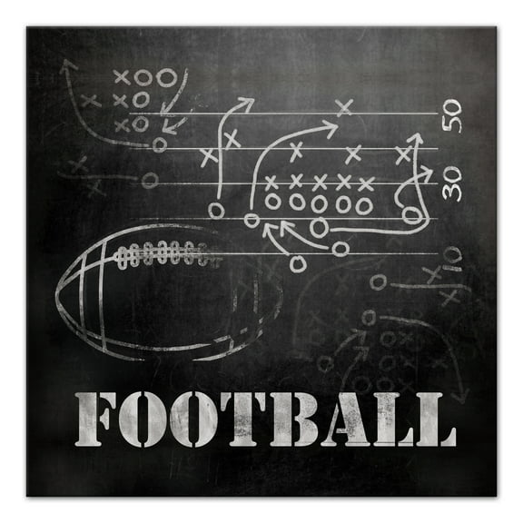 Creative Products Football Plays 24x24 Canvas Wall Art