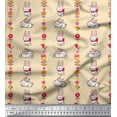 thumbnail image 1 of Soimoi Cotton Duck Fabric Floral,Bird & Bunny Kids Printed Craft Fabric by The Yard 42 Inch Wide, 1 of 1