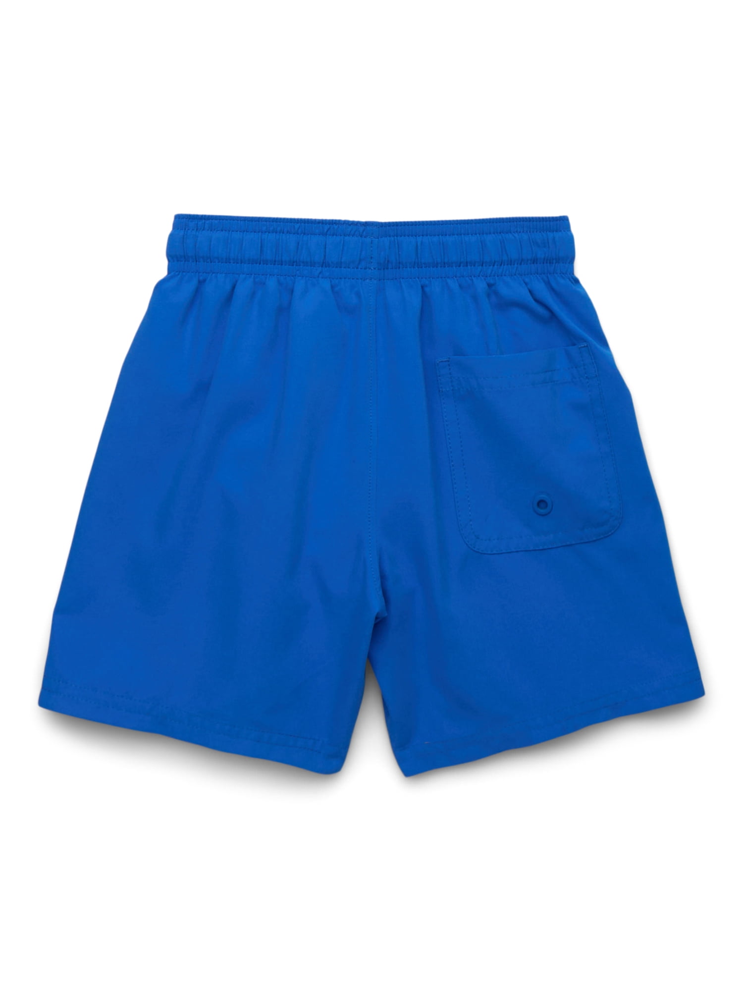 Wonder Nation Boys 2-Piece Short-Sleeve Rashguard and Swim Trunks Set, Sizes 4-18 & Husky
