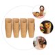 thumbnail image 4 of 50 piezas de tazas de almacenamiento de papas fritas contenedores de bocadillos de papas fritas bocadillos de papel kraft vasos de papel, 4 of 6
