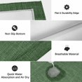 thumbnail image 6 of Dark Green Burlap Texture Outdoor Rug for Patio/Deck/Porch, Non-Slip Large Area Rug 6 x 9 Ft, Farmhouse Vintage Green Indoor Outdoor Rugs Washable Area Rugs, Reversible Camping Rug Carpet Runner, 6 of 8
