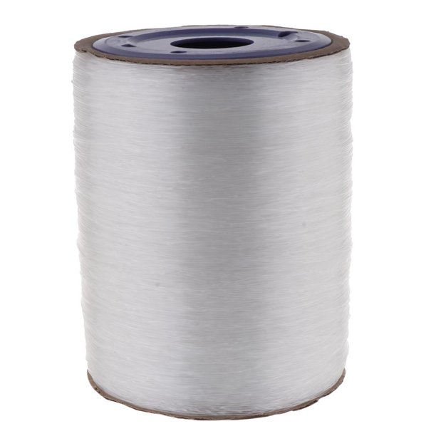 Estire el cordón elástico del hilo que rebordea 650 metros claro que hace la Blanco Sunnimix Fabricación de joyas con cuerdas elásticas