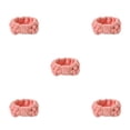 thumbnail image 3 of Sonducket Banda para el cabello de cara Coral Fleece Diadema deportiva Artículos para el hogar Accesorios de estilo para Spa Cuidado de la piel Rojo brillante 5Conjunto, 3 of 6