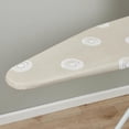 thumbnail image 4 of Full-Size T-Leg Ironing Board — 53" x 14", Adjustable Height, Steel Frame, Extra-Thick Cotton Padded Cover, Non-Slip Feet, Beige, 4 of 8