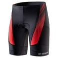 thumbnail image 2 of MY KILOMETRE Mens Triathlon Shorts with Adjustable Drawstring Easy Reach Leg Pockets Chamois for Long-Distance Tri Race, 2 of 4