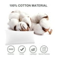 thumbnail image 4 of PiccoCasa 100% Cotton Body Pillowcase Soft Hidden Zipper White 20"x54", 4 of 7