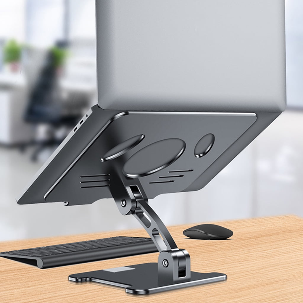 lanema Foldable Anlge Adjustable Laptop Extension Cooling Holder for Home Office Laptop Stand Riser Organizer