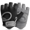 thumbnail image 1 of Guantes de entrenamiento VINSGUIR para mujer, levantamiento de pesas, gimnasio, negros, 1 of 7