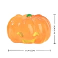 thumbnail image 4 of 4PCS Luminous Mini Resin Pumpkin Figurines, Glow in The Dark Halloween Miniature Pumpkin Figures Statue for Fall Party Dollhouse Potted Plant Micro Landscape Home Outdoor Decoration DIY Crafts, 4 of 8