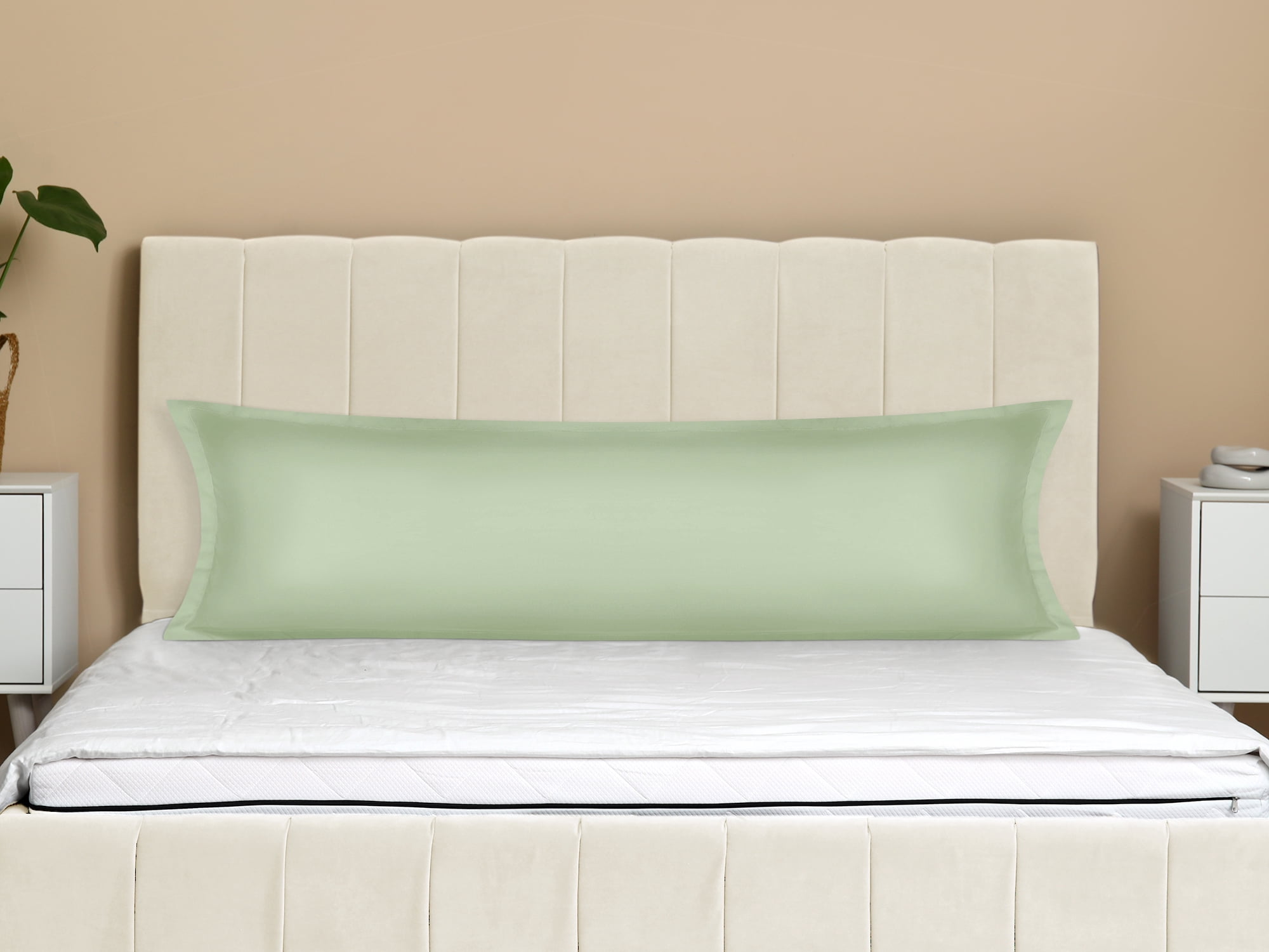 Unique Bargains 1 Pcs Pillow Cases Breathable Cooling Pillow Covers Green 20"x48"