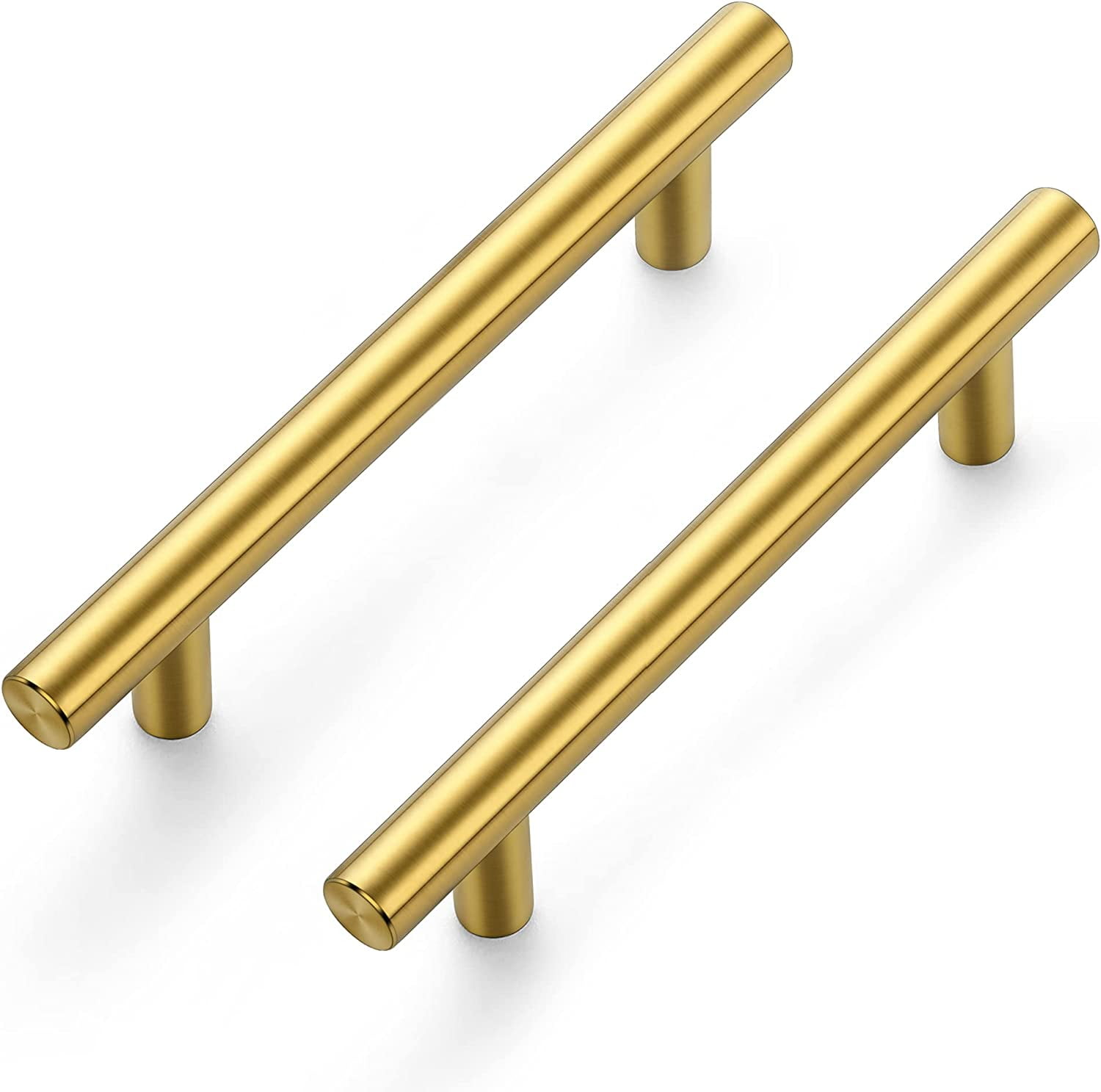 Zoizocp Gold Handles 20 Pack 31/2 Inch Pulls Brushed