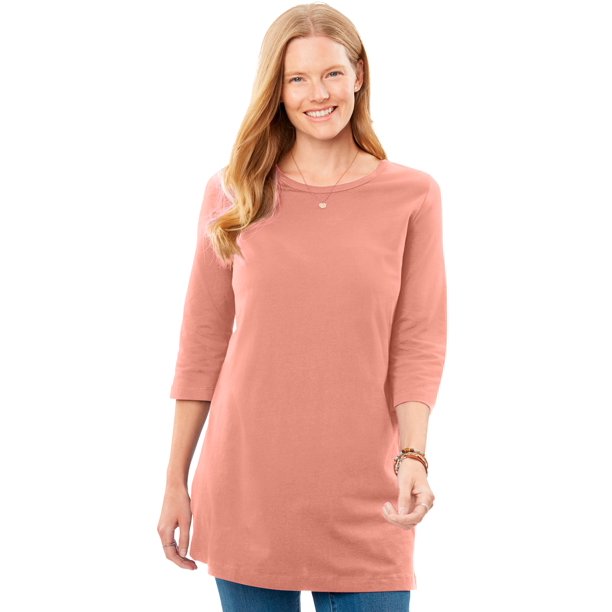 women's plus tunics