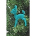 thumbnail image 3 of RETRO DEER ORNAMENT 4.5IN - BLUE, 3 of 3