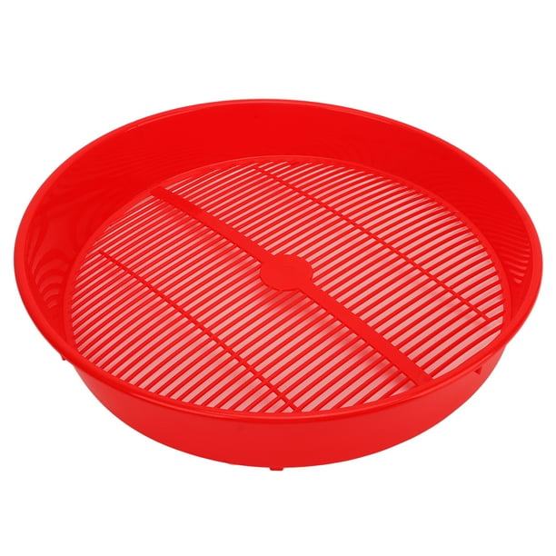 Tamiz De Arándanos, Cesta De Lavado De Frutas De Plástico Multifuncional De Limpieza Eficiente Roja Para Jardín