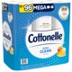 thumbnail image 3 of Papel higiénico Cottonelle Ultra Clean 24 mega rollos, 3 of 5