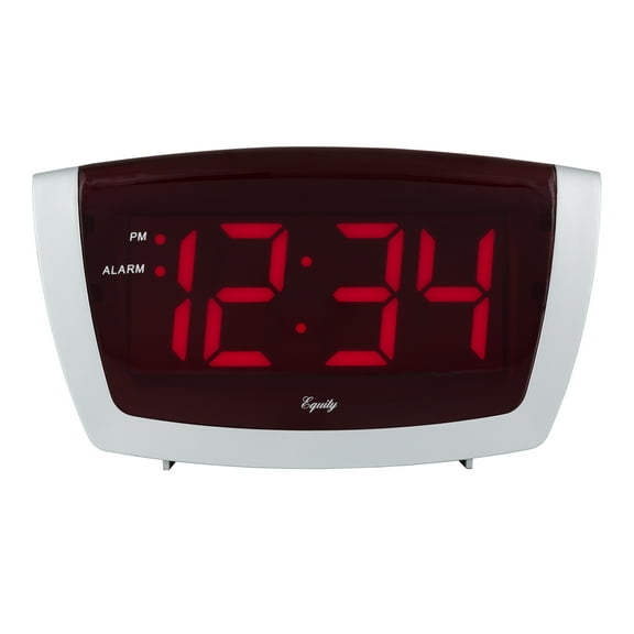 Equity 75906 1.8-Inch LED Alarm Clock with Hi/Lo Dimmer