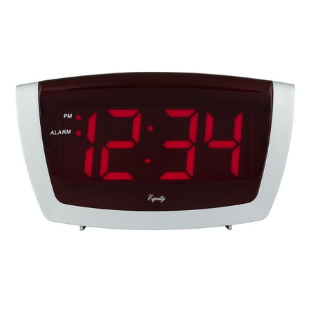 Equity 75906 1.8-Inch LED Alarm Clock with Hi/Lo Dimmer