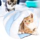 thumbnail image 5 of Felpa invierno cálido gato cueva casa mascota gatos cama nido para dormir color azul y blanco (S), 5 of 8
