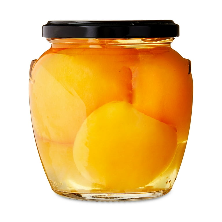 First Street Peach Halves, Yellow Cling, in Extra Light