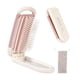 thumbnail image 1 of RHOS Cepillo plegable con espejo para mujeres y niñas – Mini cepillo de pelo para bolso pequeño cepillo de bolsillo con cerdas de nailon suave y espejo para viajes (Beige), 1 of 3