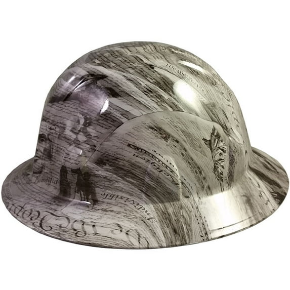 Hydro Dipped Hard Hats Full Brim Style