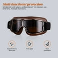 thumbnail image 2 of lixuesong Windproof Motorcycles Glasses Vintage Goggle Motorbike Eyewears Cycling Glasses for Men Women Adult, 2 of 2