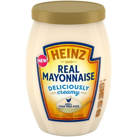 (2 Pack) Heinz Real Mayonnaise, 30 fl oz Jar