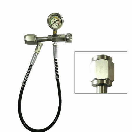 Air Rifle Charging Valve Adapter Paintball PCP SCBA Air Fill Station With Hose
