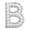 B, variant on New A-Z Silver Pearl Rhinestone English Letter Patches For Clothes BRIDE Iron On Stickes 3-D Handmade Beaded Stripe Name Badge