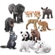 thumbnail image 1 of Toymany 12pcs Figuras de animales del zoológico, altas figuras de animales de bebé detallados emulacionales, P Toymany Toymany, 1 of 2