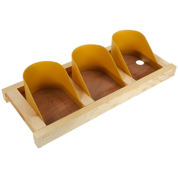 Topbathy Birdcage Entrance Door Wood Convenient Entry and Exit for Birds 1Pcs