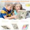 thumbnail image 7 of TECH CIRCLE Bumper Case for Samsung Galaxy Tab A7 (SM-T500) Tablet 10.4" 2020 Version, Shockproof Protective Cute Kids Case with Screen Protector & Hand Strap & Kickstand & Shoulder Strap, Rosegold, 7 of 7