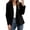 Black, variant on Women Blazer Jacket Button Coat, Notch Lapel Relaxed Long Sleeve Office Suit Outerwear with Pockets White Fleece Rain Jacket XL