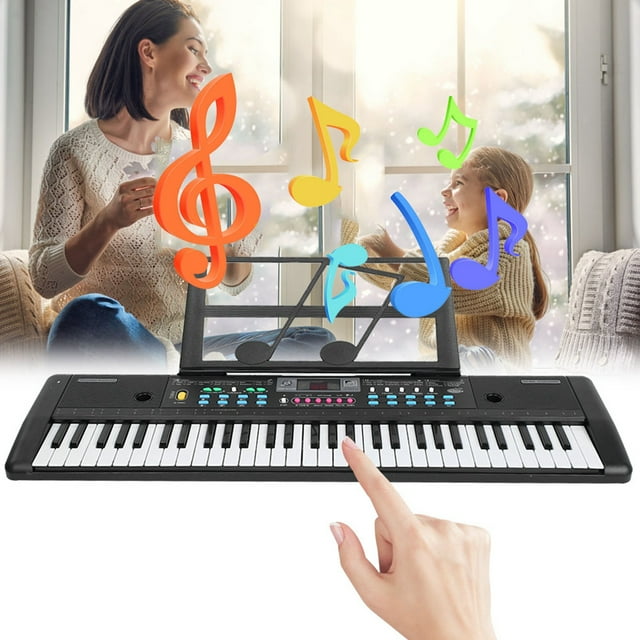 Fine Workmanship Portable Digital Keyboard, 61 Keys Digital Keyboard, Violin for home