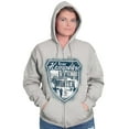thumbnail image 4 of New Hampshire Land Of Glorious Winter Unisex Fleece Graphic Zip Up Hoodie Brisco Brands 2X, 4 of 5