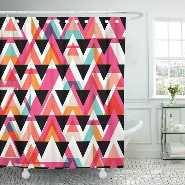 KSADK Modern Colorful Geometry Triangle Color Abstract Geometric