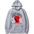 thumbnail image 5 of Sudadera con capucha de Sad Boyz de Junior H para hombre y mujer, unisex, informal, de manga larga, estilo urbano, 5 of 5