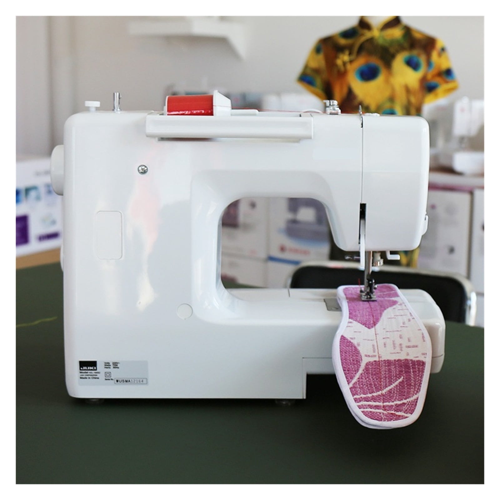 Heavy Duty Sewing Machine, 8 Built-in Stitches, Metal Frame, Twin Needle, Multifunctional Household Sewing Tools