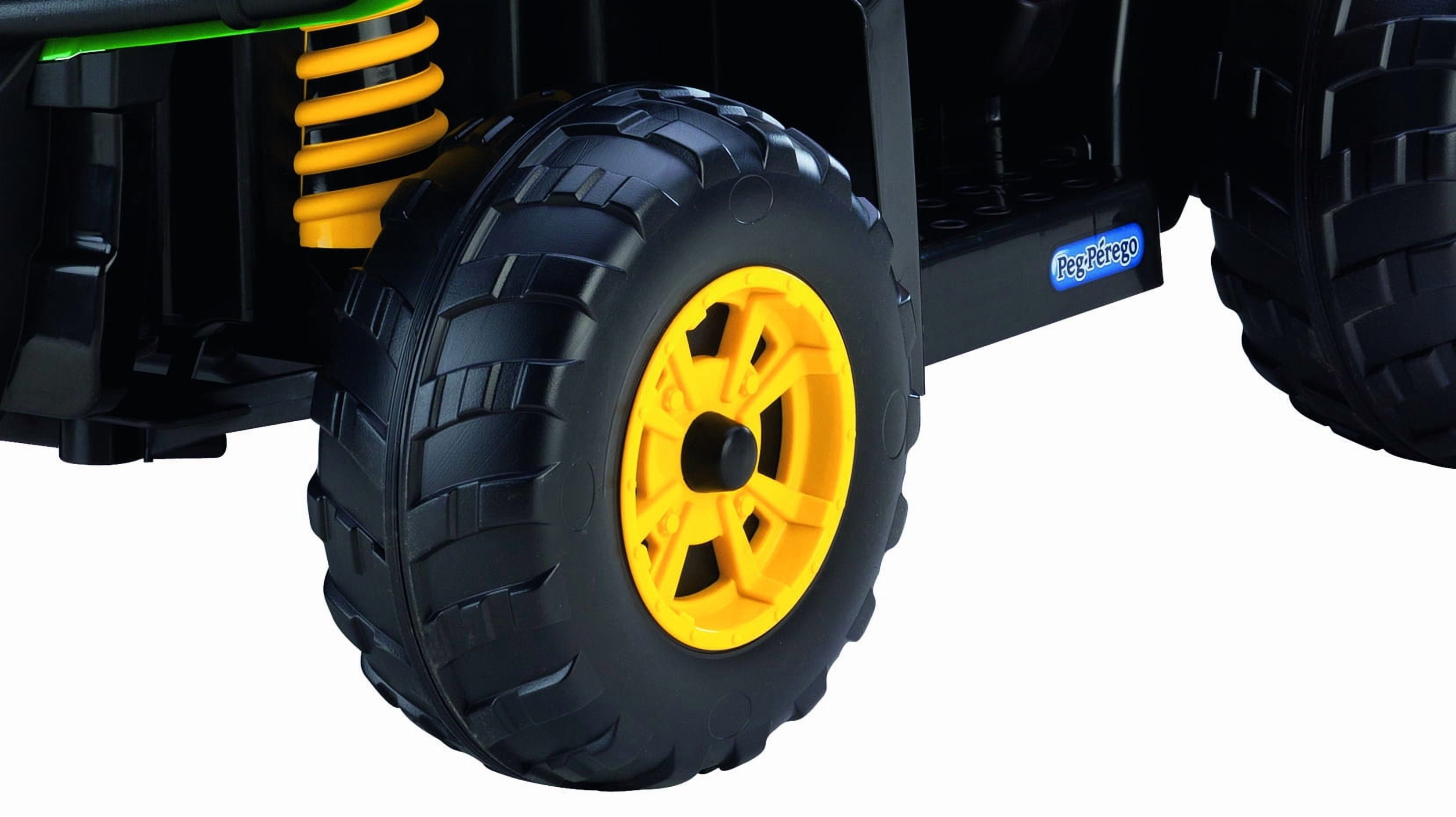 Peg Perego John Deere Gator XUV Extra-Large 12 Volt Ride-on, Durable Design for Kids 3-8, Green