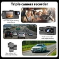 thumbnail image 2 of 3 in 1 Dual Lens HD 1080P Car DVR Dash Cam with Video Recorder & Car Black Box, Front and Inside Cars Camara para Autos Frontal e Interior, Night Vision, 2 of 4