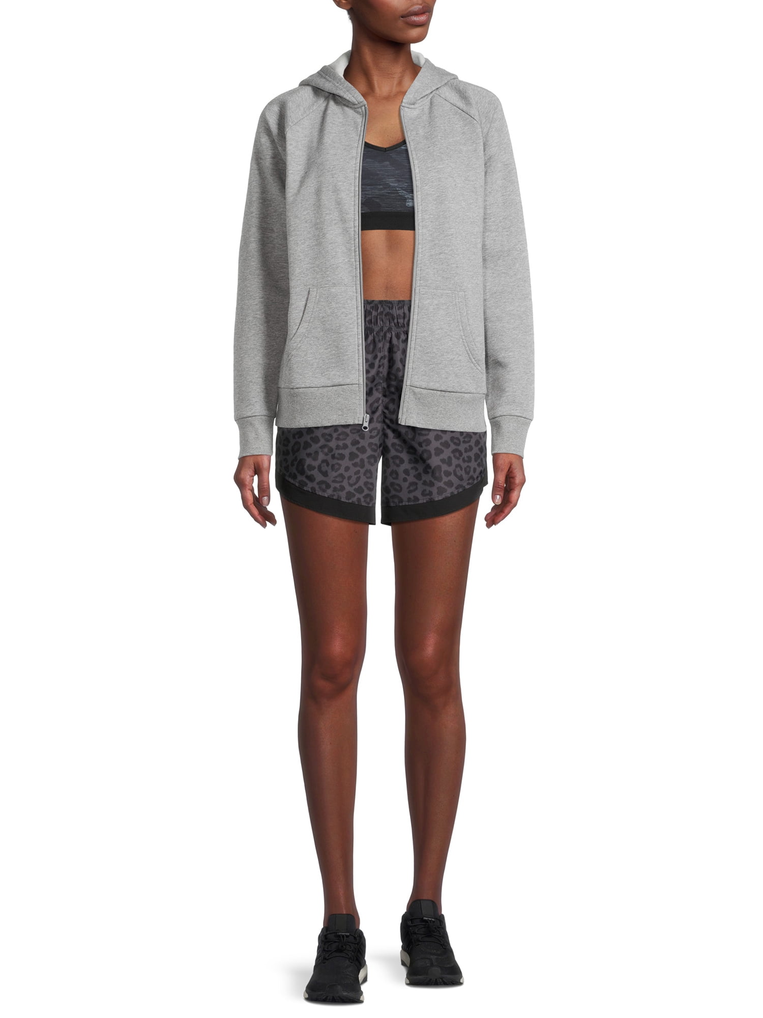 Athletic Works Women’s Full Zip Fleece Hooded Jacket