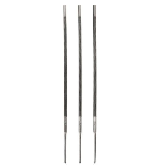 Uxcell 3pack Chainsaw File, 11/64"(4.5mm) Round Sharpening Hand Files Tool with Spiral Cut for Chain Chainsaw