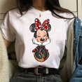thumbnail image 3 of Camiseta de algodón de Mickey Minnie Mouse de Disney para niños, camiseta de manga corta de verano para niños, camisetas casuales Kawaii, ropa para bebés, 3 of 5