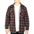 thumbnail image 2 of Visive Mens Flannel Jacket Shirt Big And Tall Heavy Button Down Thermal Lined, 2 of 6