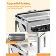 thumbnail image 2 of 9QT Food Warmer with Glass Window, Rectangular Design for Catering, Weddings, Parties, Banquets, Commercial Events, 2 of 8