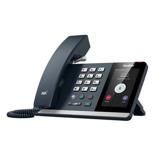 Teléfono fijo Yealink MP54 Android 13 pantalla táctil de 4" PoE