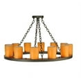 thumbnail image 2 of Meyda Tiffany 125431 Loxley 12 Light 36" Wide Pillar Candle Style Chandelier - Bronze, 2 of 5