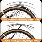 ROCKBROS Road Bicycle Fenders Set Adjustable Quick Release Lightweight Rear Front Bike Mud Guard